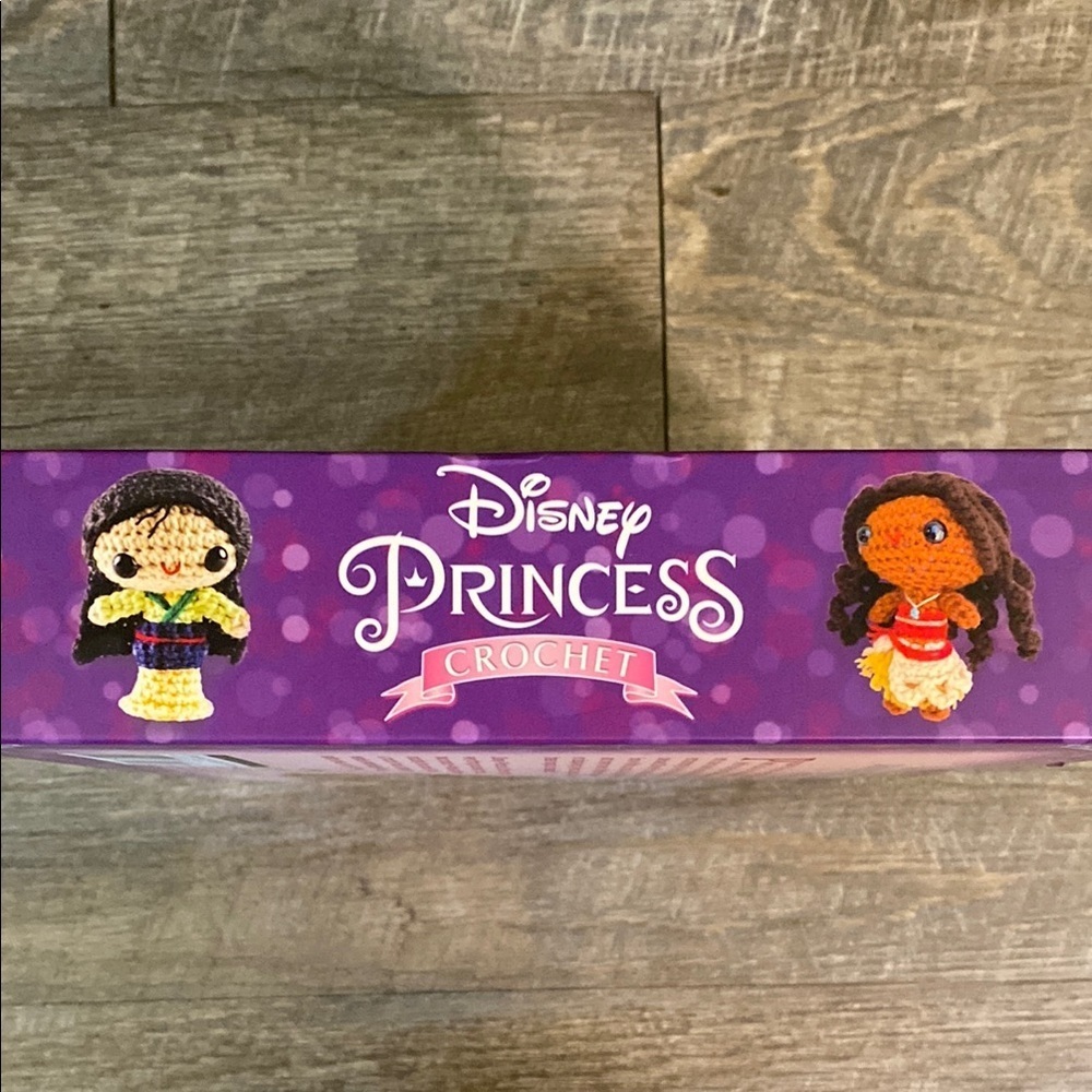 Disney Princess Crochet Kit with Red, Blue, Yellow, and White Yarn - Picture 6 of 11